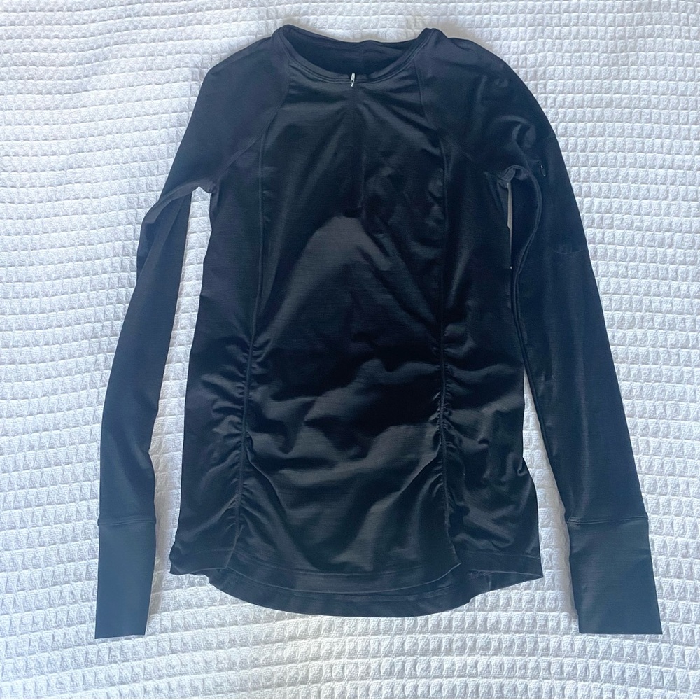 Athleta Pacifica contoured top black size XS